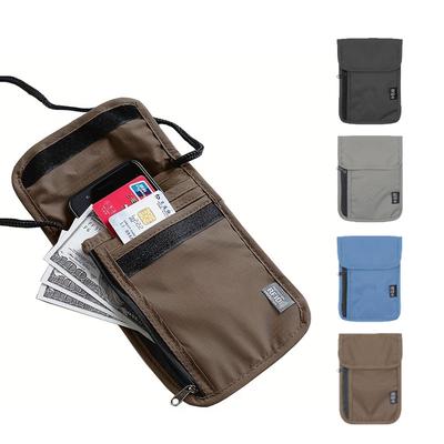 1 Stück tragbare RFID-Nylon-Aufbewahrungstasche Geeignet für Reisedokumente Karten Pässe, Geldbörsen Akten Karten und Pass-Aufbewahrungstasche
