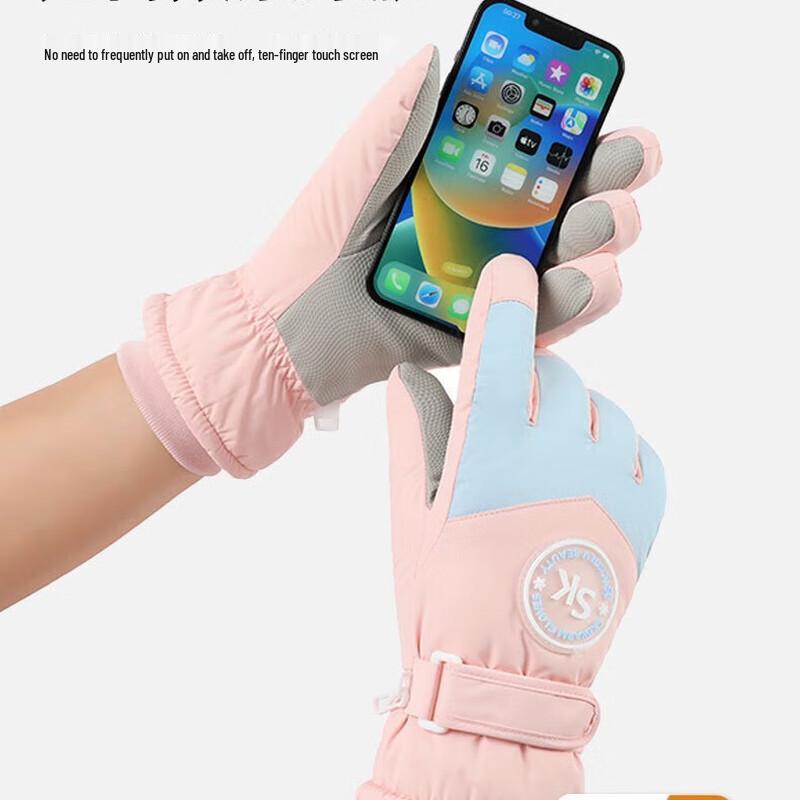 Women's Winter Ski Gloves - Warm & Touchscreen