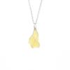 Irregular Natural Crystal Amethyst Rough Stone Pendant, Handmade Twisted Stone Necklace N651