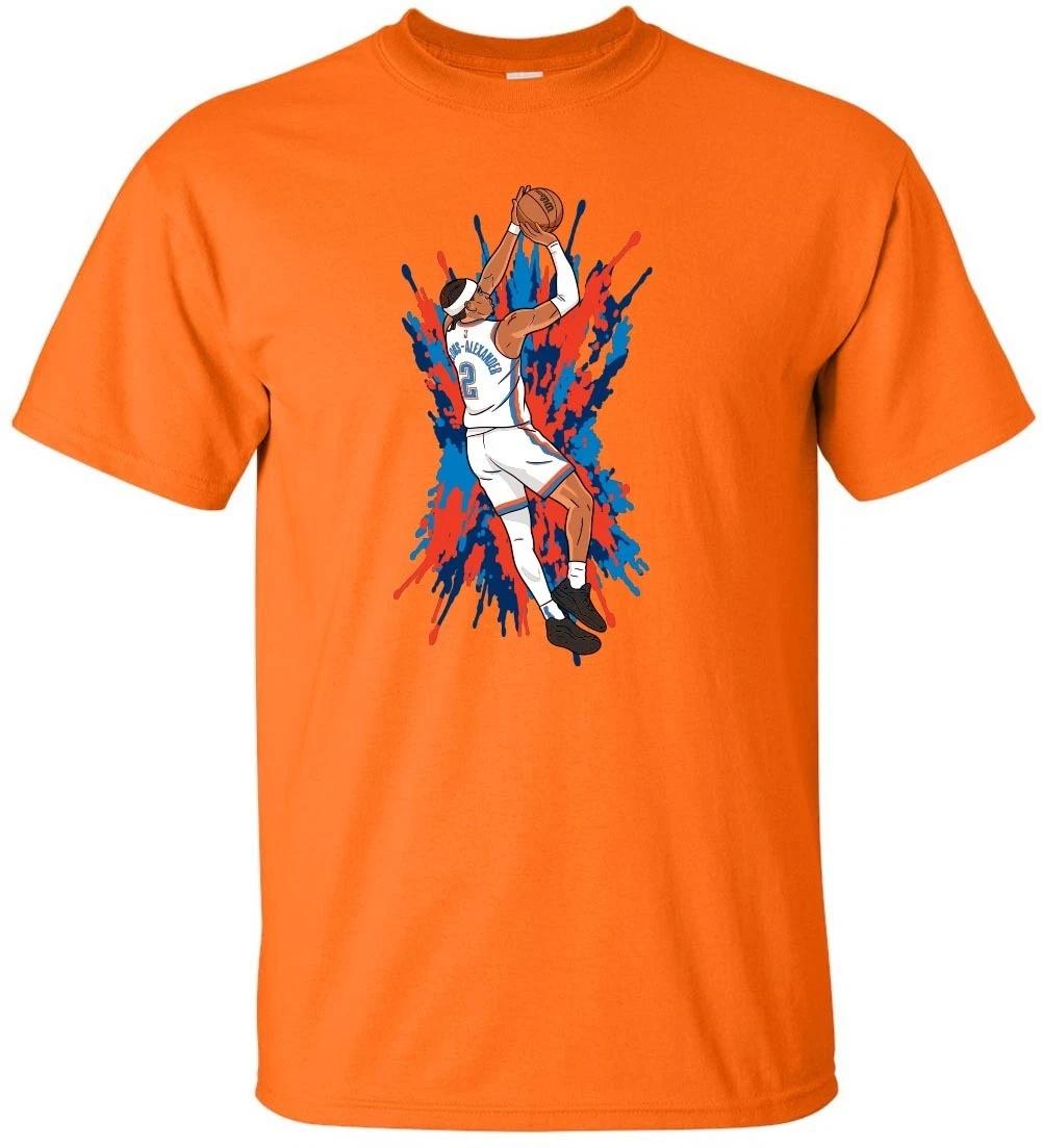 Shai Gilgeous-Alexander Thunder SGA Shirt T-Shirt Adult 5XL S