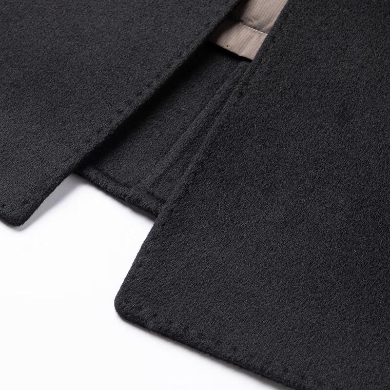 FAPAI Men's Merino Wool Down-Lined Overcoat