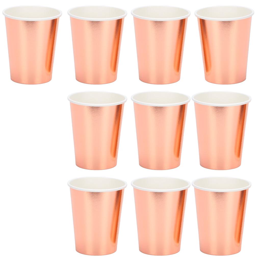 20pcs Paper Cups Drinking Compostable Cup Recyclable Juice Cup for Party Coffee Tea