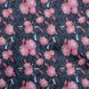oneOone Cotton Flex Bluish Violet Fabric Florals Sewing Fabric By The Yard Printed Diy Clothing Sewing Supplies 40 Inch
