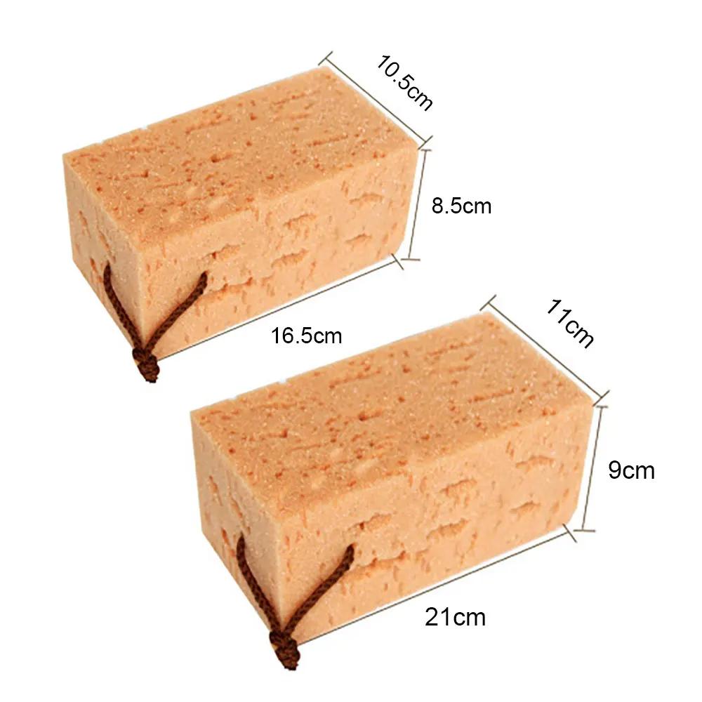 Bloc de burete gros galben pentru mașini, consumabile pentru mașini, unelte de spălare auto, burete absorbant pentru spălătorie auto, foarte mare, pentru curățare fagure coral