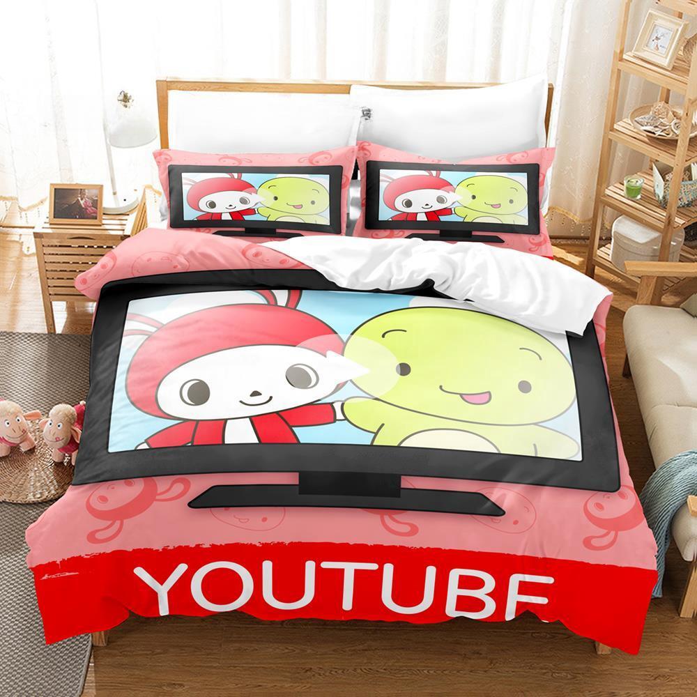 New Maizen Sisters Bedding Set Single Twin Full Queen King Size Bed Set Adult Kid Bedroom Duvet Cover Sets Anime Bed Sheet Set