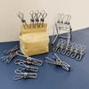 20pcs Stainless Steel Pegs Clothespin 5cm Utility Clips Multi-Purpose Wire Clothes Pegs  Kitchen