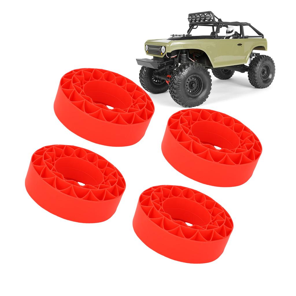 4Pcs Silicone Tire Insert Fit for SCX10 III 106x42mm Vibrant Color 1.9in Tire Foam Set