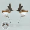 Reindeer Antler Headband Fashion Cosplay Deer Ear Head Hoop Lolita Hair Bands Holiday Christmas Party Festival Hair Accessories