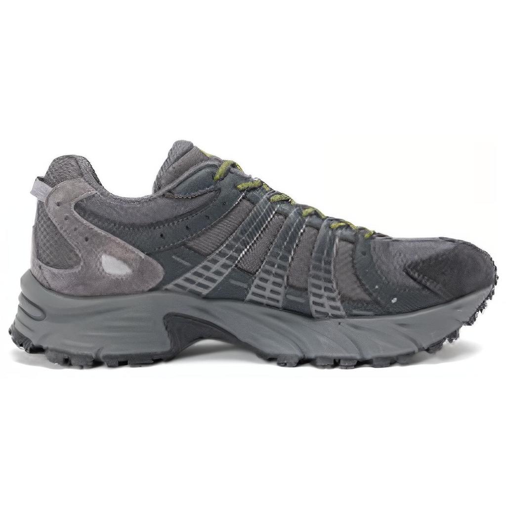 Mizuno Lg 99 Trail Leather Fabric Cow Split Leather Synthetic TPU Comfortable Breathable Low-Top Casual Shoes Unisex Shoes Gray Green D1GH222802