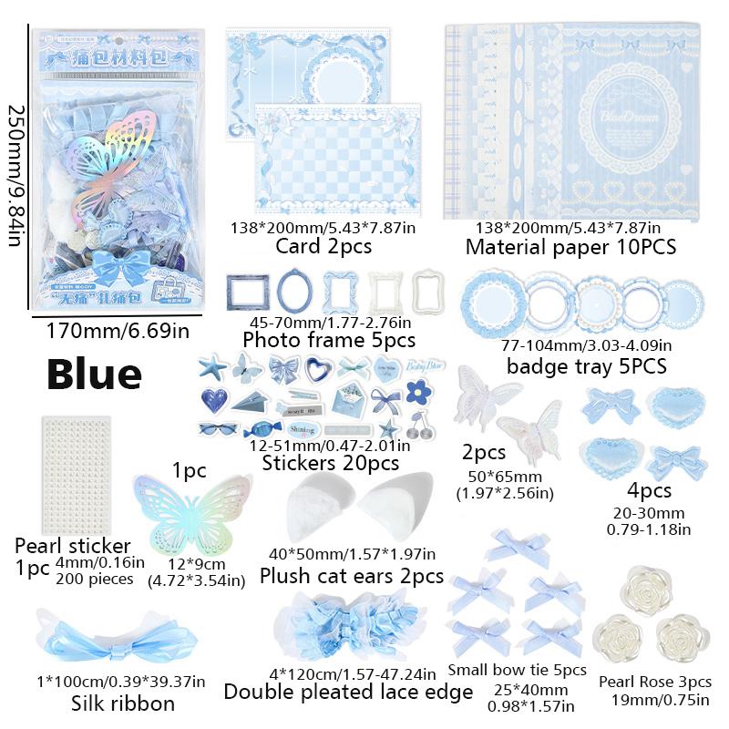 

62/набор наполнительных материалов без руководства Itabag DIY материал японский стиль вставной материал набор материалов ручной работы для сумки 8 стилей