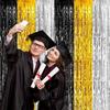 Silk Tassel Door Curtain: Black, Gold & Silver Decoration for Parties, Events & Photos