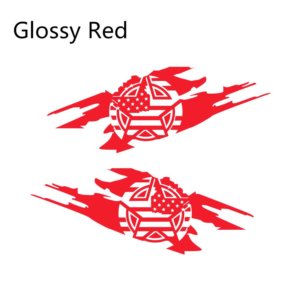 Car Stickers Auto Side Door Vinyl Film styling Decals Tuning Accessories for Jeep Wrangler Renegade JK JL CJ RUBICON 4x4