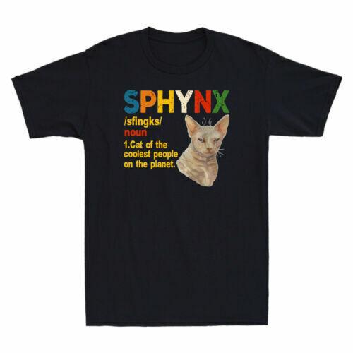Sphynx Noun Cat Of The Coolest People On The Planet Vintage Men T-shirt XXXXL