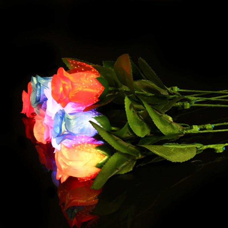 Romantic Valentine's Day Gift Luminous Rose Emulational Rose Lantern