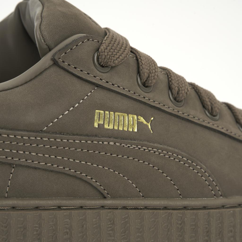 Fenty x Puma Creeper Phatty Earth Tone Pack - Totally Taupe Unisex Sneaker Braun Gold Warmweiß 396813-01