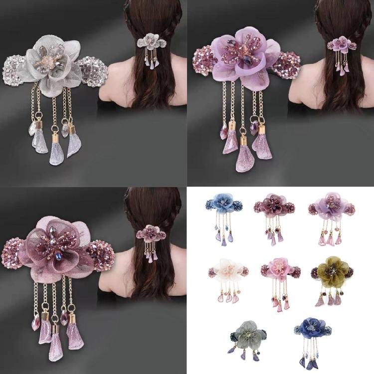 Long Tassels Hairpin Elegant Comfortable Hair Barrette Simple Temperament Hairpin for Special Occasion