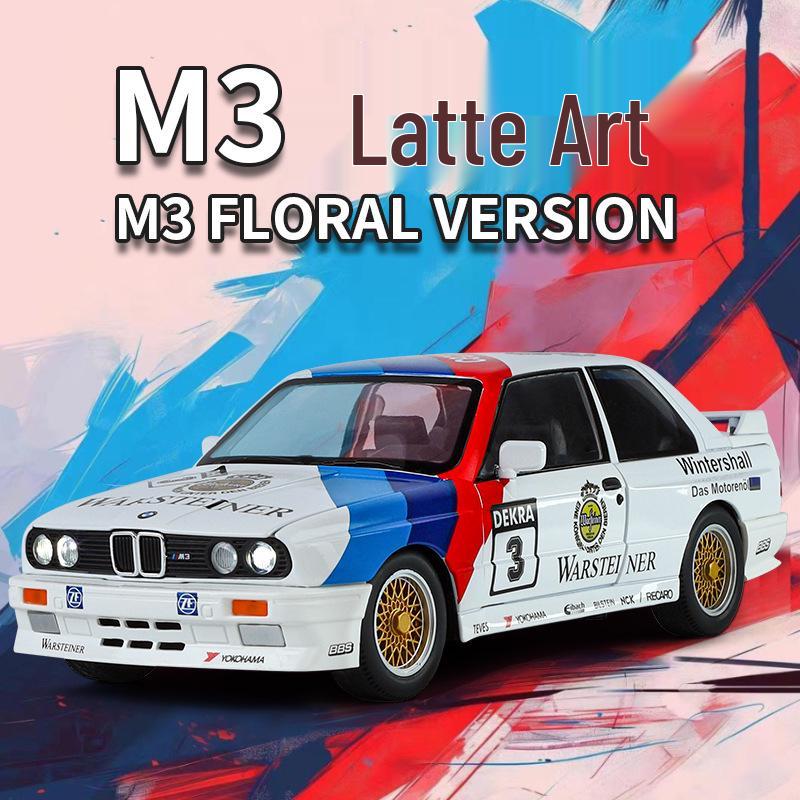 

Jinlifang Имитация BMW M3 E30 1988 Ливрея Сплав Инерционная Модель Игрушечной Машинки
