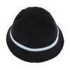 CONTRAST STRIPE CRUSHER HAT BLACK [Extra Large] Men's