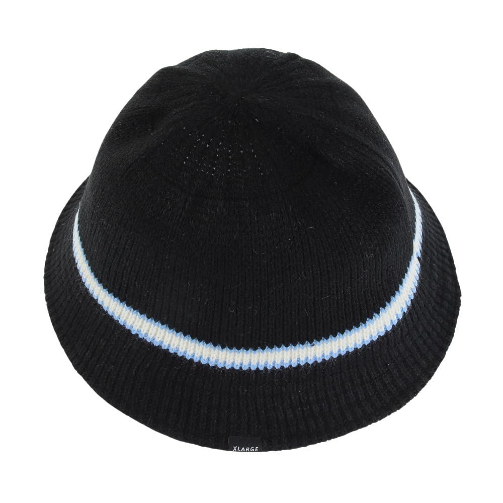 CONTRAST STRIPE CRUSHER HAT BLACK [Extra Large] Men's