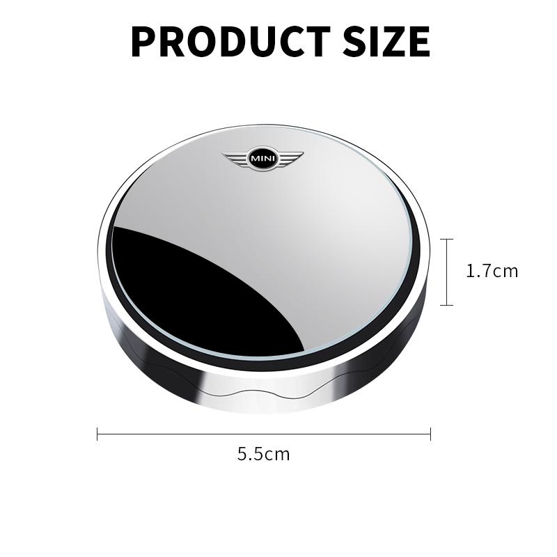 Kulaté Zrcátka Mrtvého Úhlu Auta Pomocné Zpětné Zrcátko Širokoúhlé 360° Pro BMW Mini One S R50 R53 R56 R60 F55 F56 F57 JCW