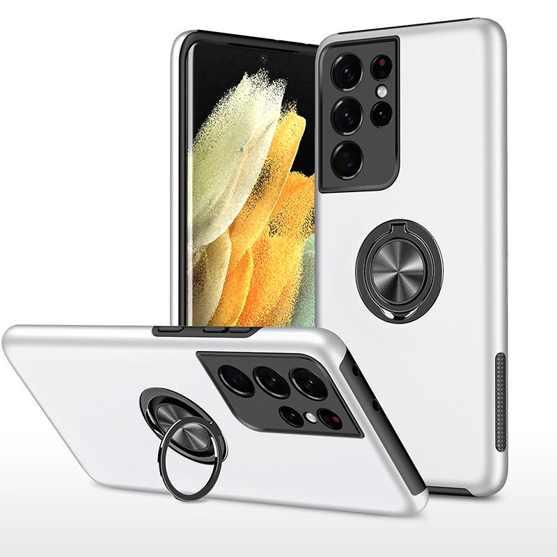 Suitable for Samsung S25 Ultra Magnetic Suction Bracket Anti Fall Mobile Phone Case A53 Hidden God Ring Protection Case