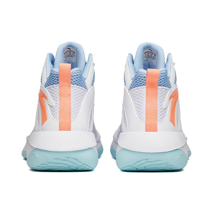 Anta Wind Tunnel 2 Basketball Shoes Men Sneakers White Blue Orange 112211620S-6
