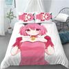Kawaii Gilrs Anime Tokyo Mew Mew Bedding Set Boys Girls Twin Queen King Size Duvet Cover Pillowcase Bed Boys Adult Home Textiles