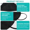 YUAKOU KN95 Protective Face Masks 50pcs, Breathable Comfortable, Disposable Individually Wrapped,5-Ply Protection KN95 Adults Mask Black