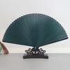 Mini Retro Bamboo Folding Fan - Chinese National Style Qipao Design