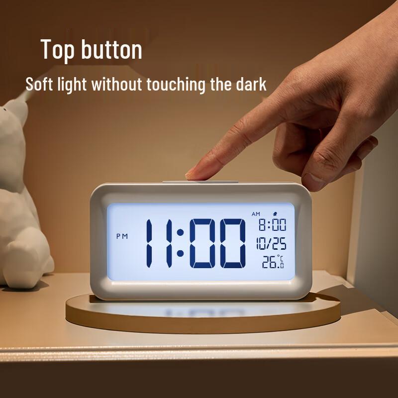 Deli Smart Digital Alarm Clock with Backlight