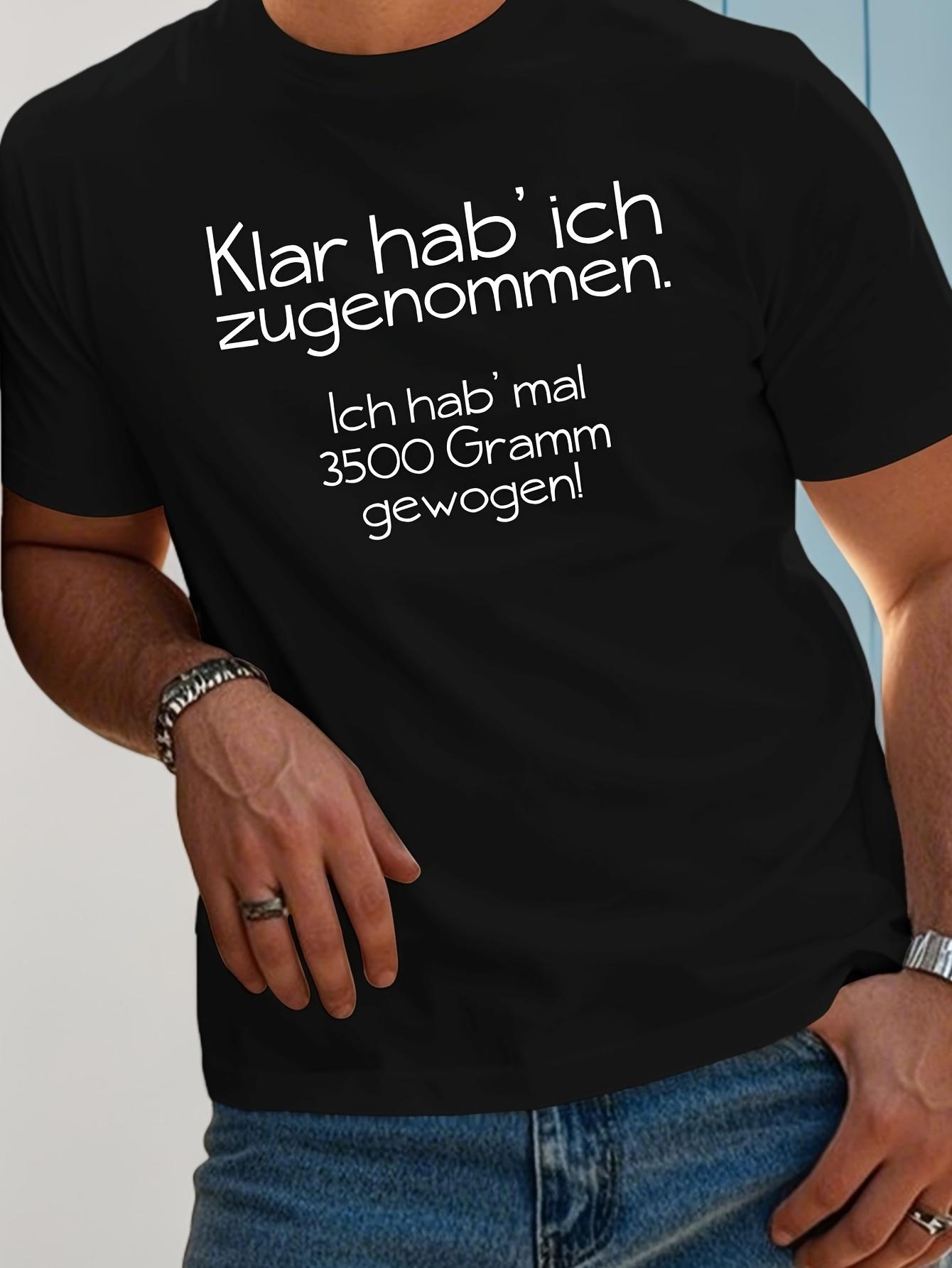 T-Shirt y2k German Phrase T L