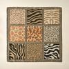 New 68*68cm Square Scarf Women Printed Hijab Silk Satin Luxury Leopard Print Handkerchief Muslim Small Size Hair Wrap