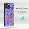 Cute cup-Head classic cartoon pattern Phone Case For iPhone 17 16 15 14 13 12 Plus Pro Max High-end Luxury Magsafe Sheepskin
