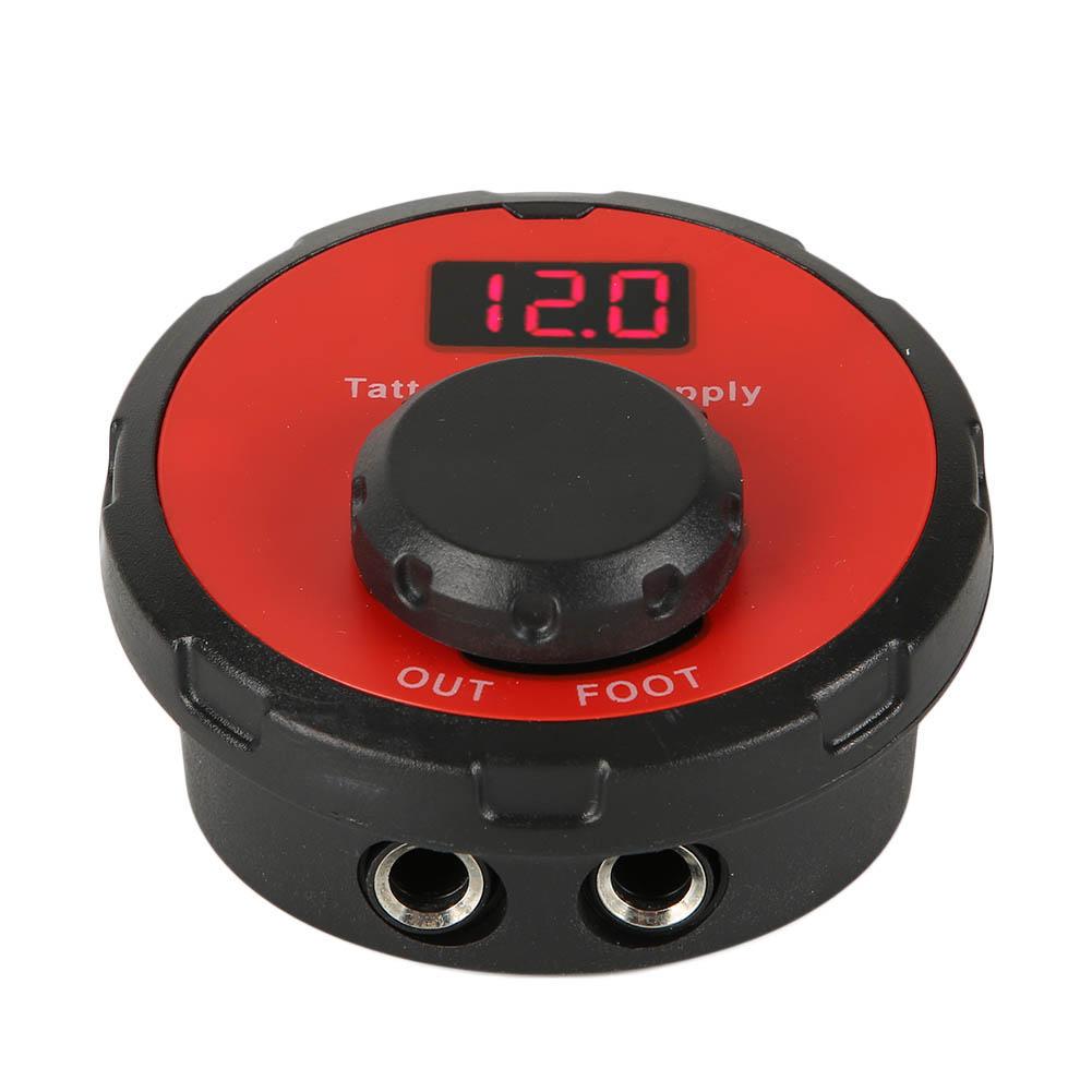 

ЖК-дисплей с цифровым экраном для тату-машинки Блок питания для тату-инструмента US Plug красный