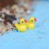 5 stk Resin Duck Model Ornament Miniatyr Hage Sukkulent Bonsai Dukkehus Dekor