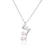 Lindon 925 Sterling Silber Klassische Damen Halskette Anhänger Zirkon Mode Geschenk