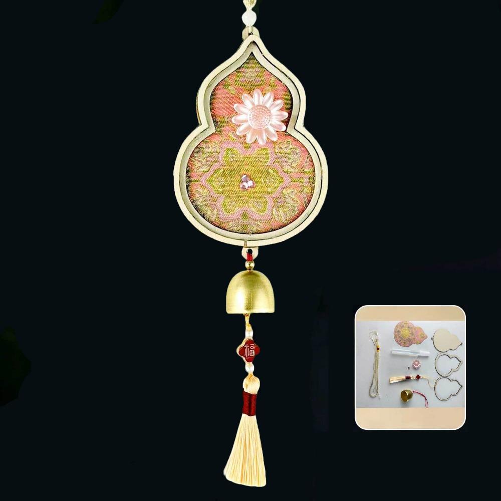 Unfinished Wind Chime Pendant Traditional Pearl Wind Chime Material Set  Home Decor Set 6