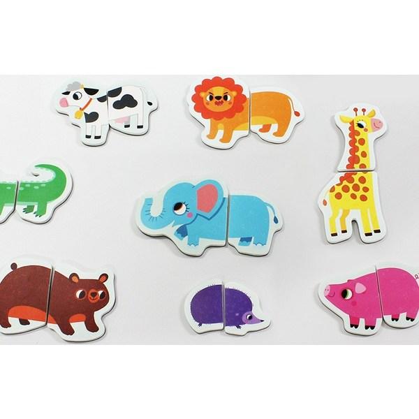 Tiger Magnetic Puzzle Mount, 1 Piece, 15 Pieces, Korean Popular Toys