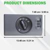 For  Lincoln Mark LT 2006-2007 for Ford F150 2005-2008 10 and 5 P Headlight Control Switch 1S9939 7L3Z11654CB