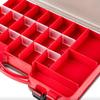 Secure Double Layer Fishing Tackle Box with High Capacity for Bait Storage