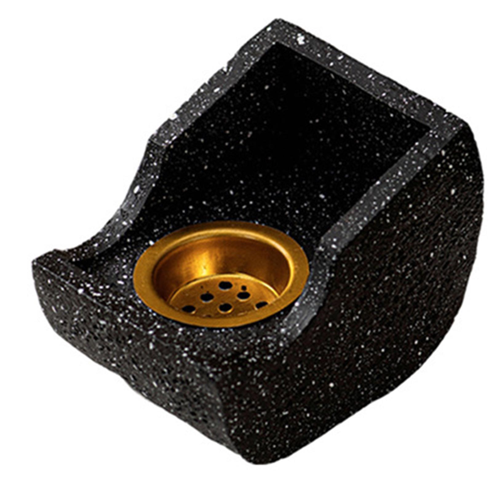 

Ретро Смолы и Металлические Чаши Форма Аромалампы Диффузор Арабский Ближний Восток Подставка для Благовоний для Домашнего Декора чёрный