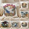 American Classic Beach Style Cushion Cover Pillowcase Antidustmite Living Room Sofa Decor Cushion Room