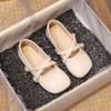 Children's Small Leather Shoes Autumn Soft Sole Korean Version of Children's Princess Shoes Foreign Style Single Shoes Spring and Autumn