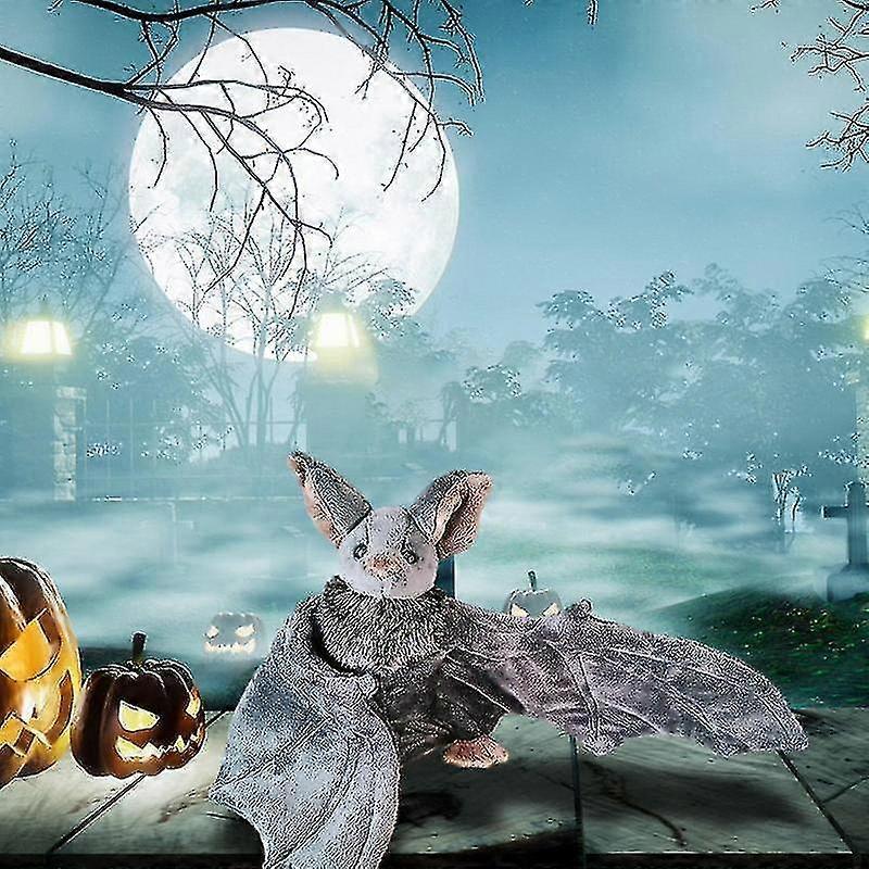 Stofffledermaus Plüsch 13 Zoll Niedliche Plüschtiere Fledermauspuppe Weiches Plüschkissen Tierpuppe Zum Kuscheln Gotische Fledermaus Heimdekoration Party