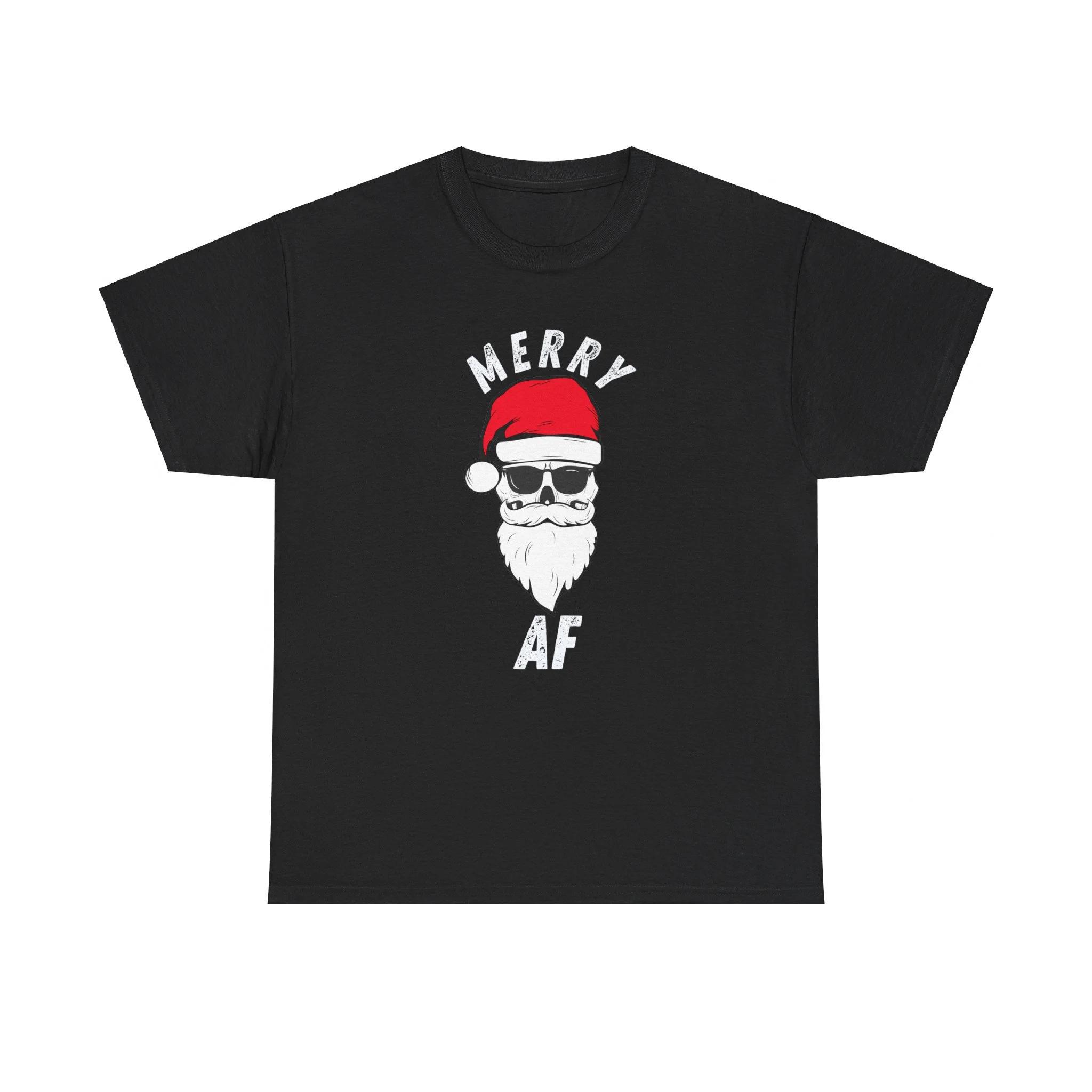 Merry Christmas Man T Shirt Summer Mens Tshirt Casual Loose Sportswear Cotton Sweatshirt Breathable Closefitting Tshirt S