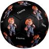 Custom Name Chucky Theme Size 5 Soccer Ball, Suitable for Both Indoor and Outdoor Matches, a Gift Suitable for Everyone.