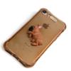 Cute and Sleepy Series Small Bulldog Model Shiba Inu Figurine Phone Case Material Figurine