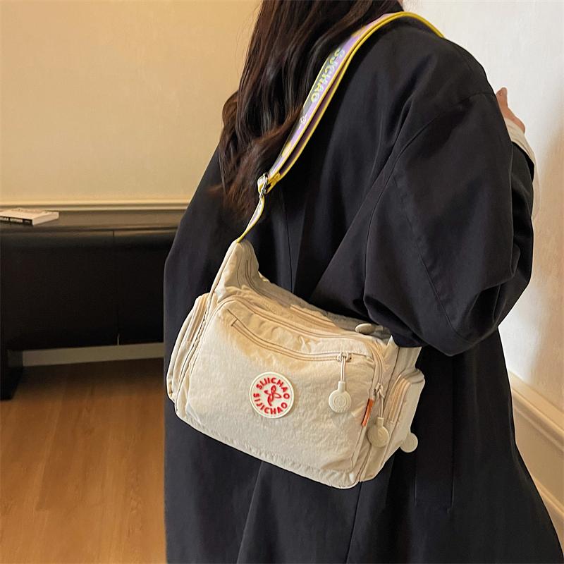 Multi-pocket Messenger Bags for Women Fashion Nylon Shoulder Bag Ladies Large Handbags Female Travel Shopping Tote Purse