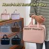 Nylon Insulated Bag Hand-held Insulated Bag Lunch Box Bag Student Lunch Bag  Office Worker