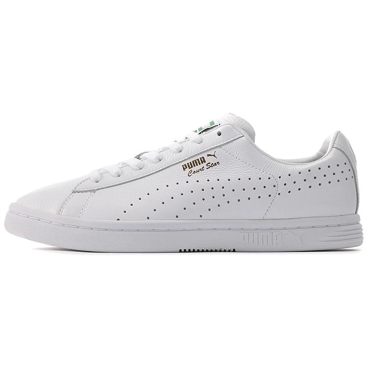 PUMA Court Star NM Retro Casual Low Tops Skateboarding Shoes Unisex White Men s 357883-01 EU 43